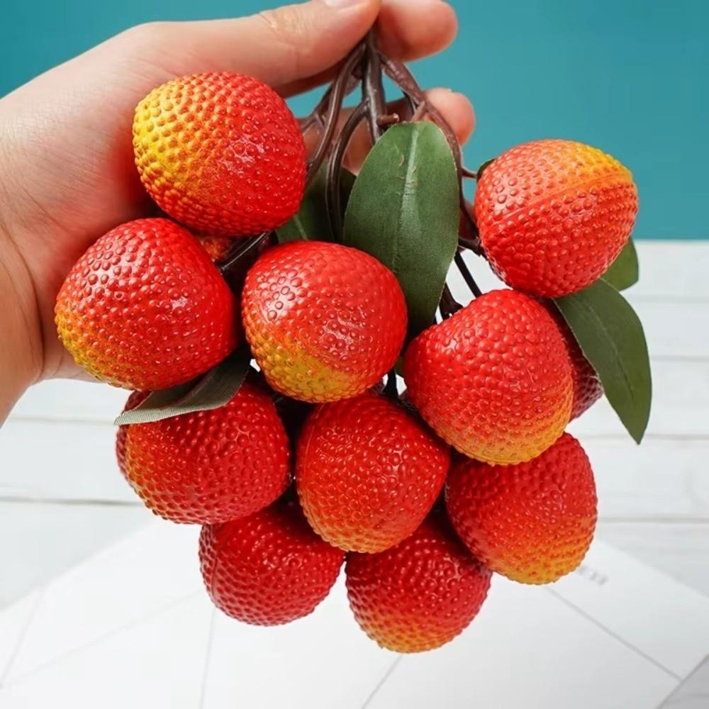 Künstliche Simulierte Litschi Lebensechte Optik Plastik Obst Modell Dekorativ Realistisch Künstliche Obst Dekorationen