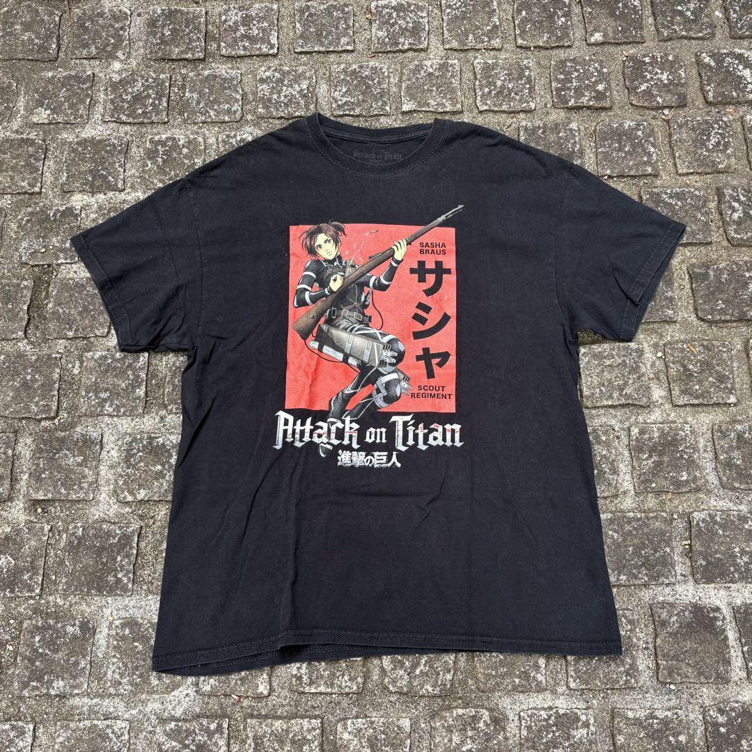 

[Б/У] Футболка Атака Титанов Саша Браус Аниме Футболка