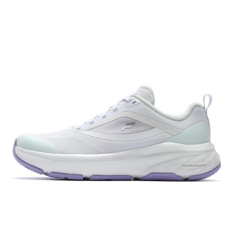 Fila Nuvole 2 Solid Color Minimalist Versatile Low-Top Running Shoes Women Sneaker FILA-White A12W431112FWT