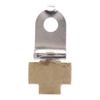 3 Way Brake Line Tee with Mounting Bracket Reverse Flare Fitting for 3/16 I
