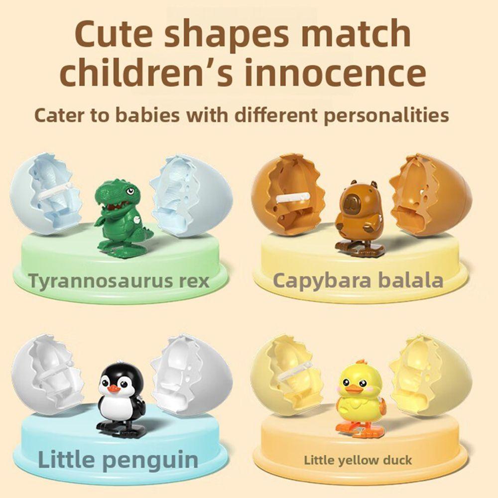 Creative Wind-up Toys Cartoon Bouncing Egg Creative Gift Bouncing Egg Toys  Birthday Gifts
