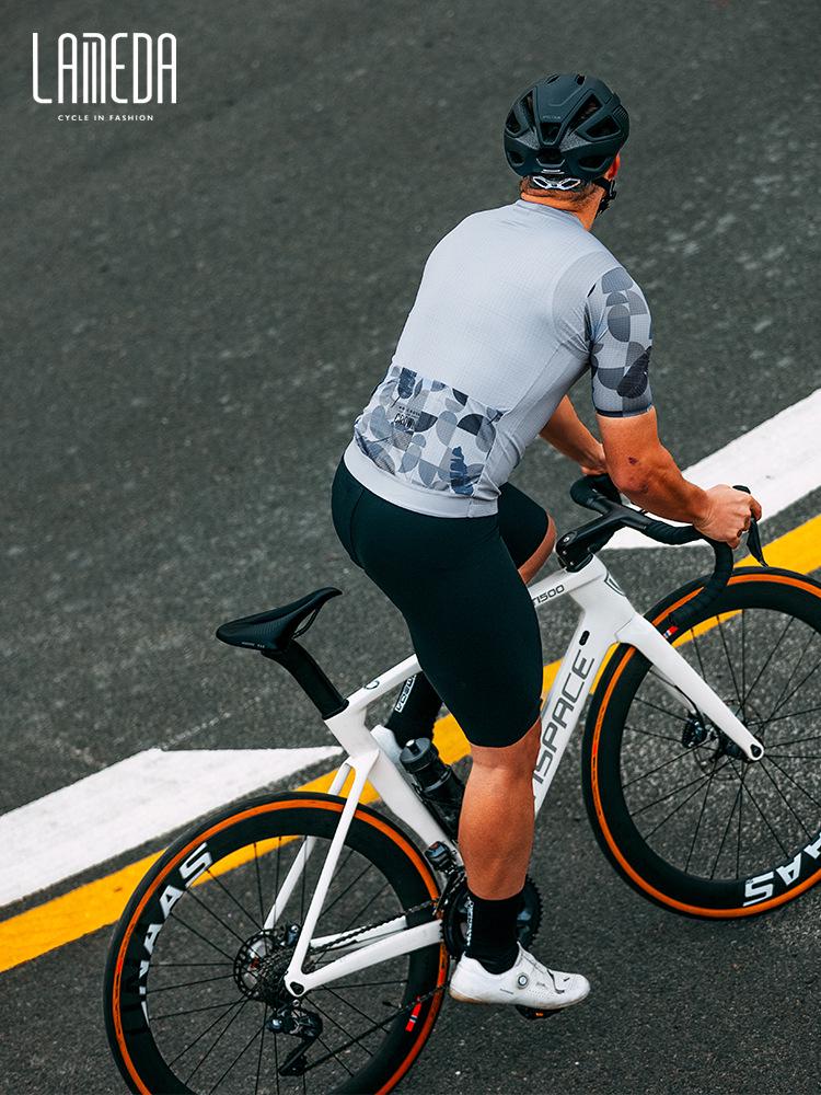 Lampada 2023 Men's Short Sleeve Cycling Jersey - Breathable, Quick-Dry, Casual Sportwear