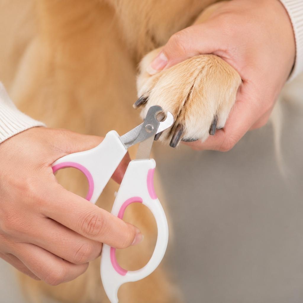 Large Size Pet Nail Clippers Professional Grooming Tool with Safety Lock and Ergonomic Handle for Precise Nail Trimming