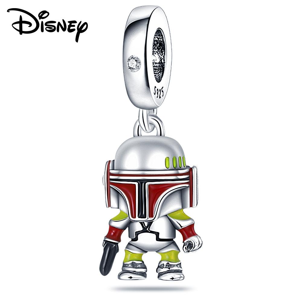 Disney 925 Silver Mickey Minnie And Snow White Pendant Beads Various Styles Suitable For Diy Bracelet