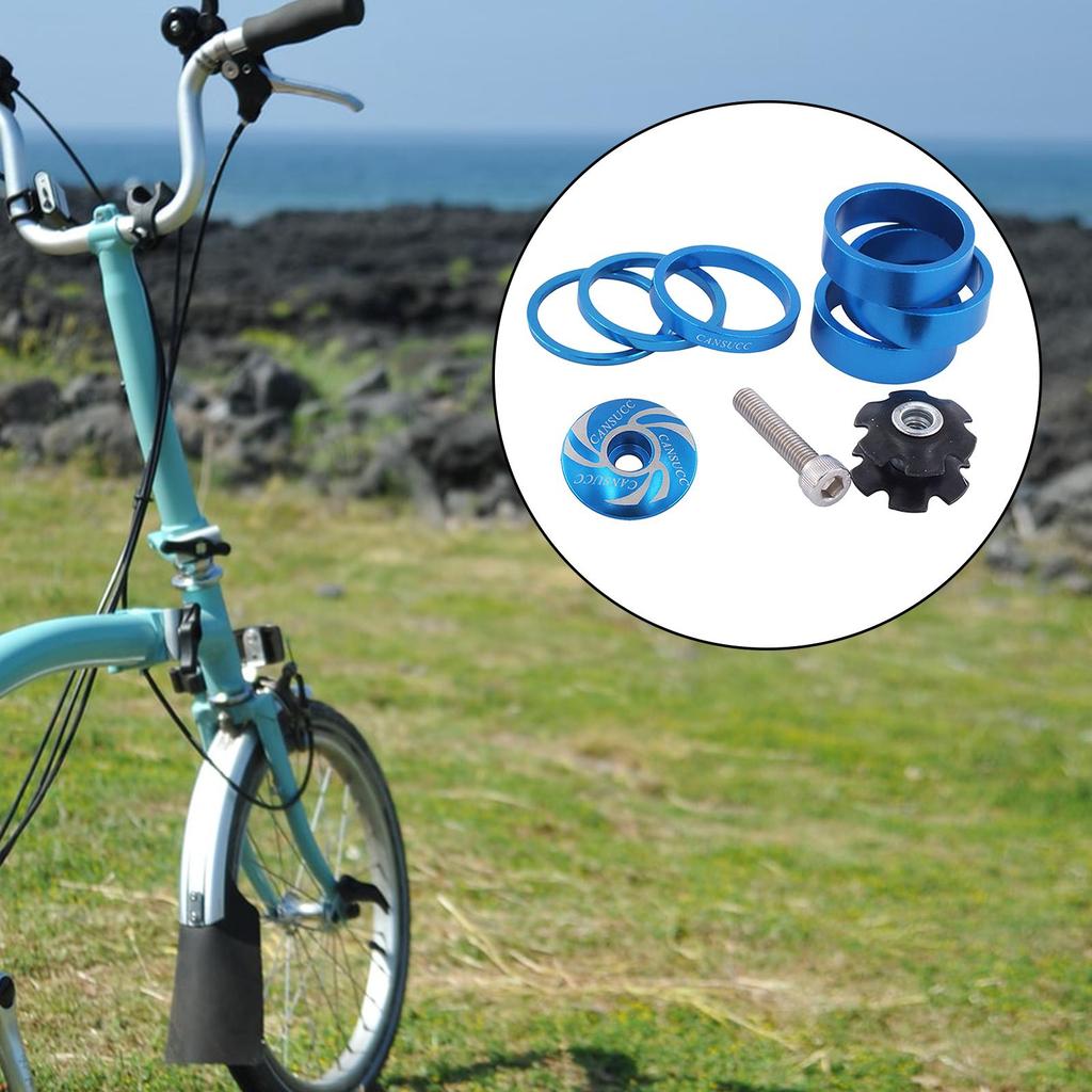 Headset Spacer Aluminium Alloy Headset Washer Headset Star Nut Screw