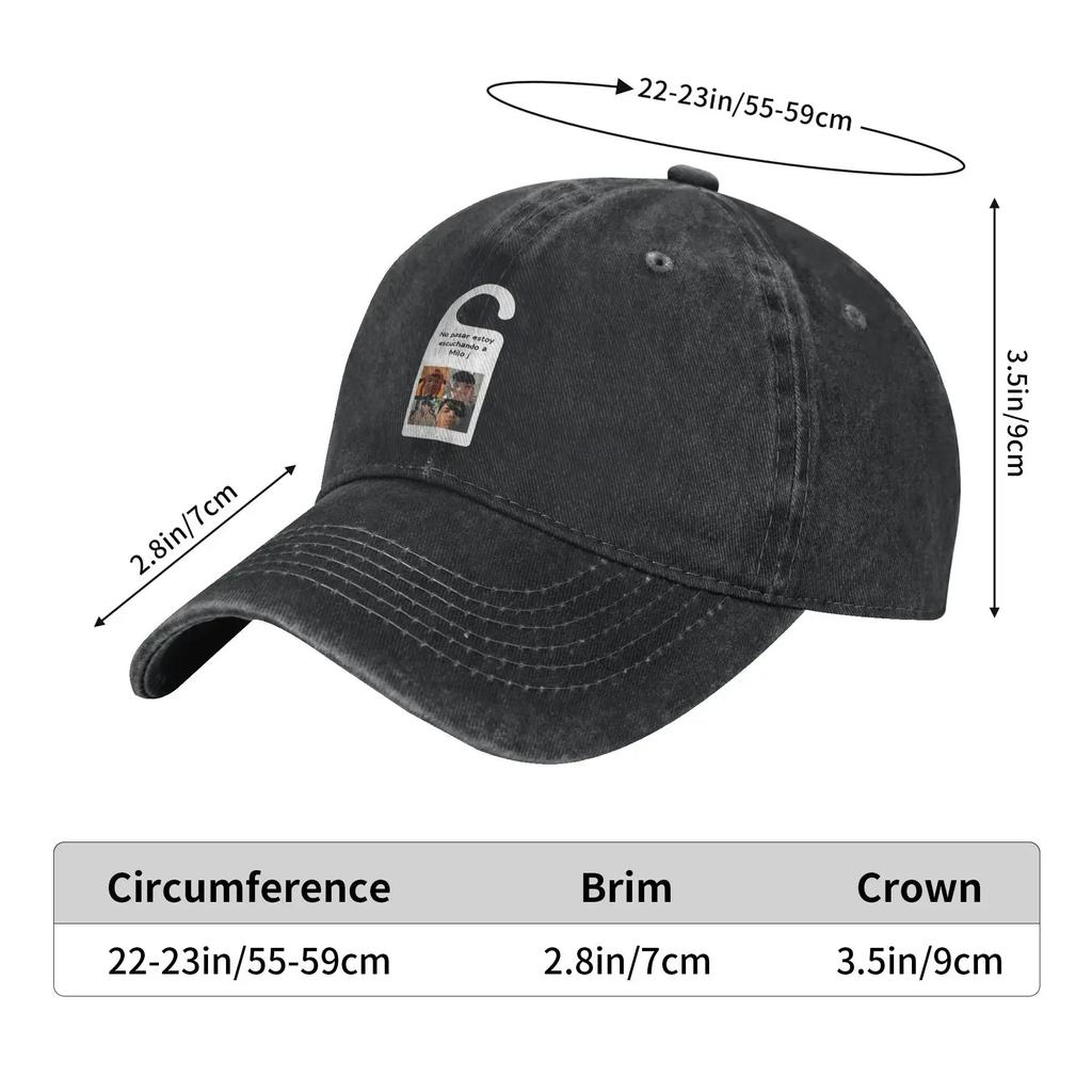 Milo J 111 Tour Washed Baseball Cap  Streetwear Sun Hip Hop Hats Summer Women Men Tennis Skate Baseball Caps