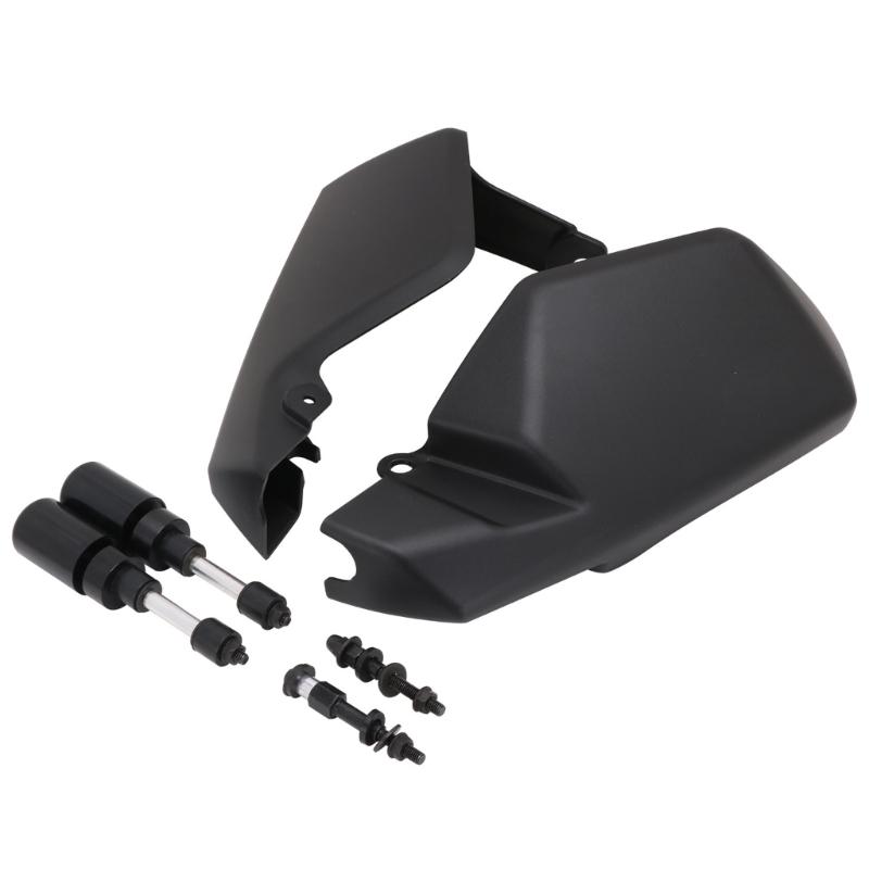 Motorcycle Hand Guards Windproof Anti Skid Protection PP Aluminum Iron Construction Quick Installation No Tools Needed