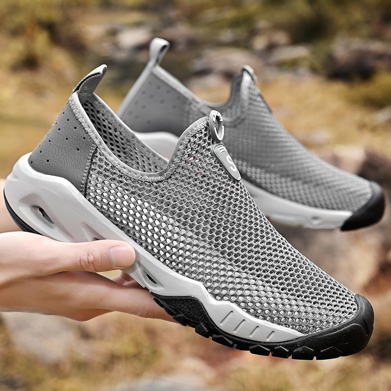 Unisex Summer Breathable Mesh Men Shoes Lightweight Men Flats Fashion Casual Male Shoes Cheap Women Shoes