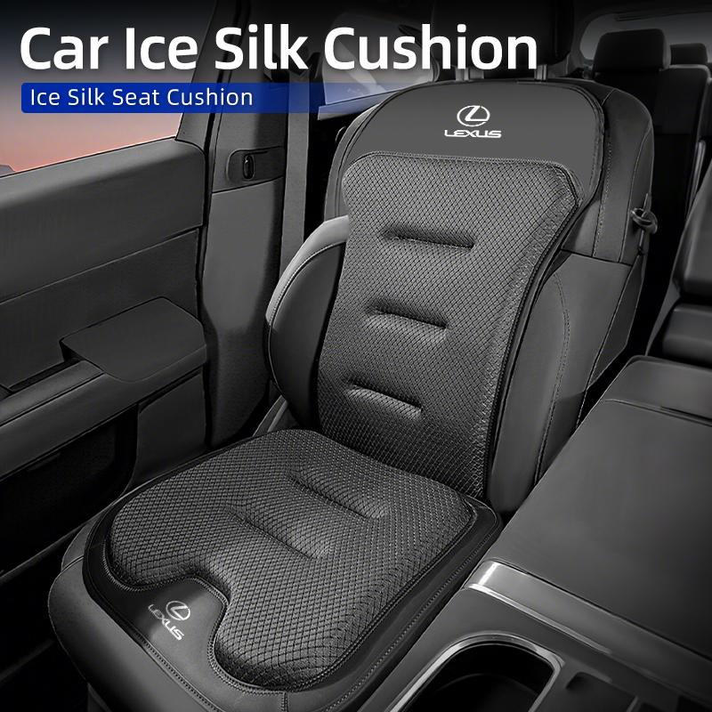 Poduszka podwyższająca na fotel samochodowy Pokrowiec na siedzenie z lodowego jedwabiu Oparcie Akcesoria Do Lexus UX250h RX450h CT200h RX400h NX300h RX350 RX300 GX470
