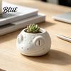 Niche Desktop Landscape Decor Lizard-Shaped Planter 3D Printed Cute Animal Flower Pot Small Lizard Planter Desk Plant Container for Indoor