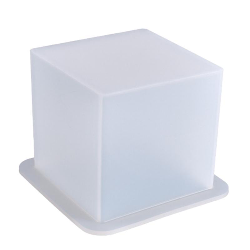 Clear Silicone Cube Molds Large Deep Square Epoxy Resin Mold Transparent Silicone Molds for Resin Casting DIY Jewelry Making