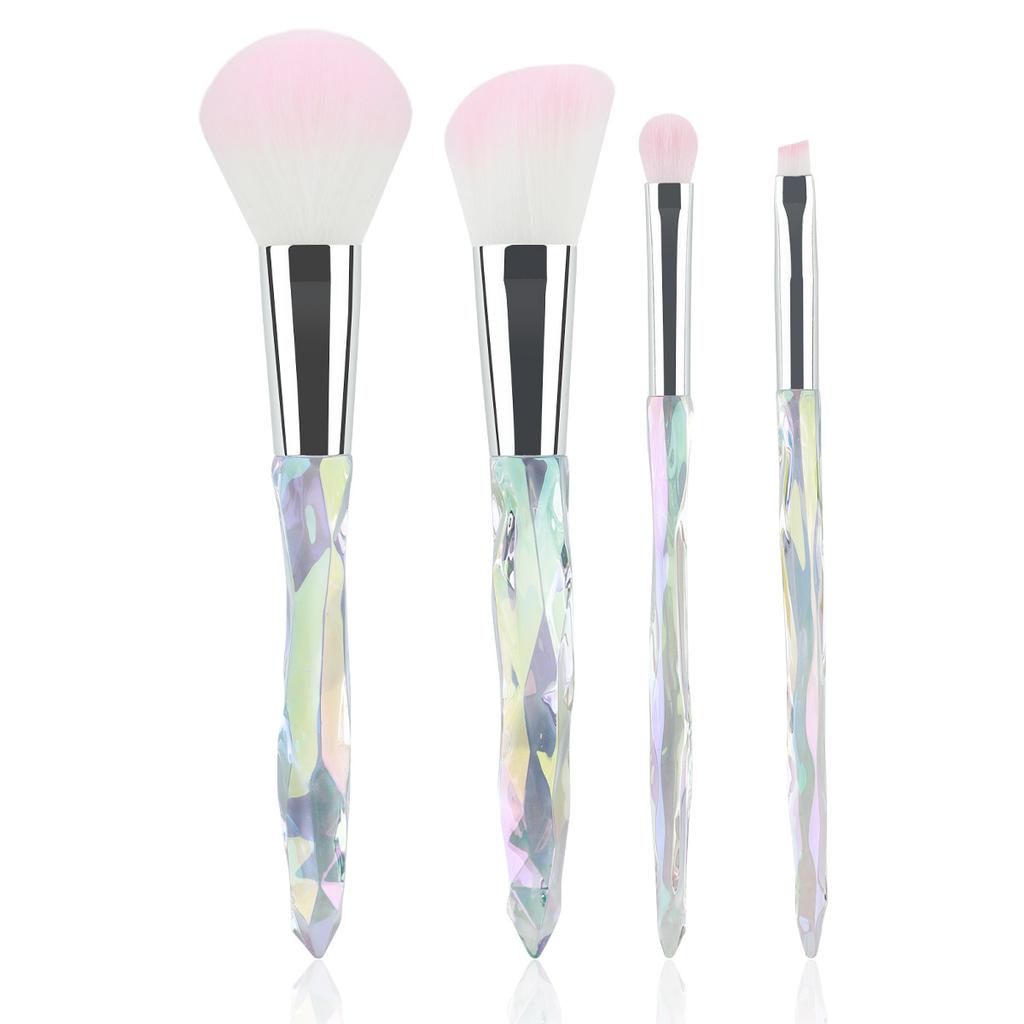 4pcs Makeup Brush Set,Foundation Brush,Blush Brush,Concealer Brush,Eyeshadow Brush With Box, Professional Cosmetic Brushes