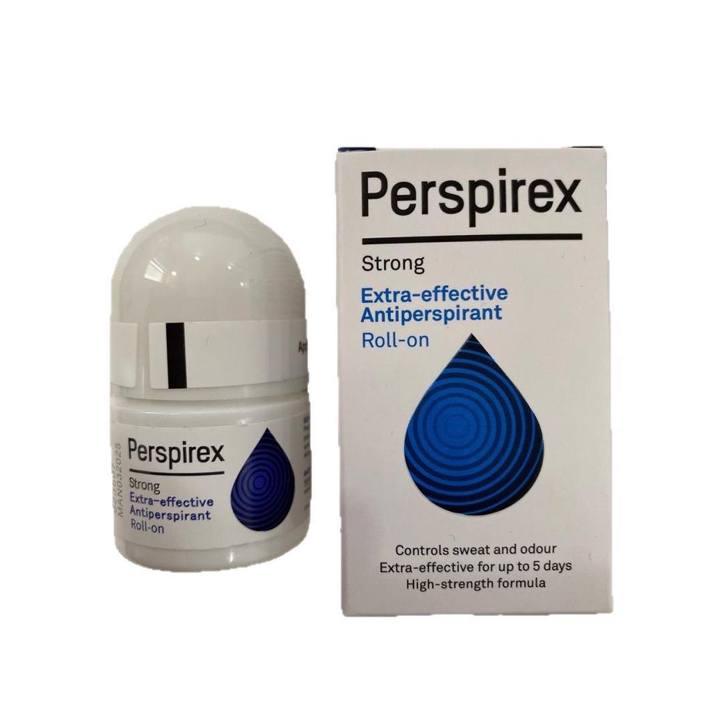 Perspirex Strong Antiperspirant 20ml - Deep Blue Extra Strength for Excessive Underarm Sweating 