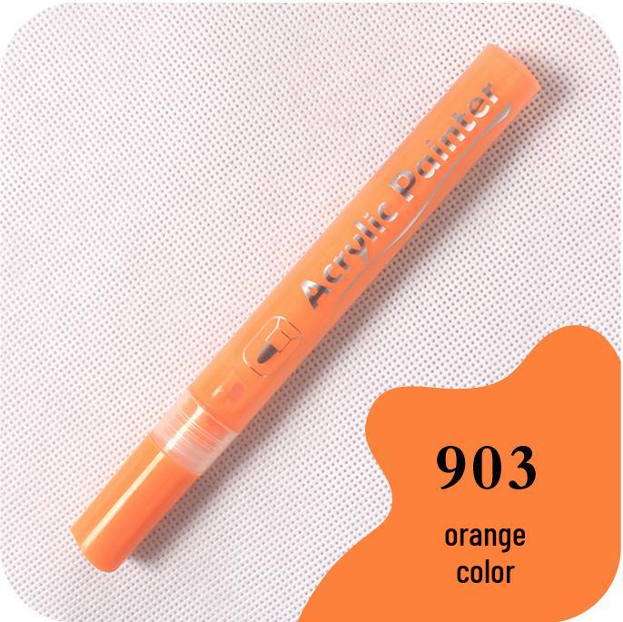 Guan Na 48-Color Waterproof Acrylic Markers for Ceramic, Stone, Graffiti & Coloring