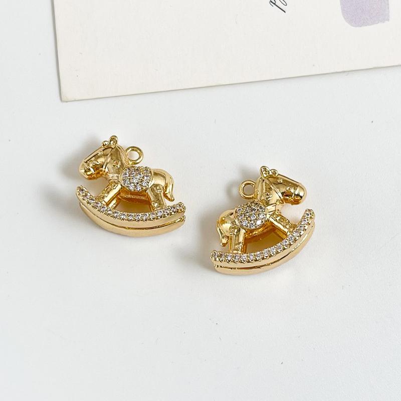 1PCS Pony Pendants Animal Horse Charms DIY Handmade Necklace Earrings Bracelet Jewelry Accessories Making Supplies