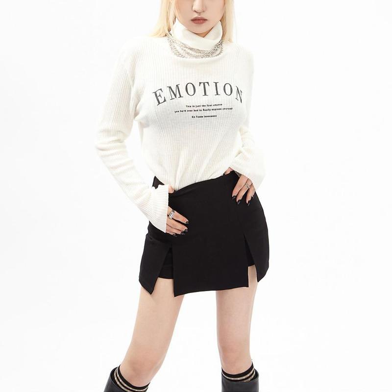 Sexy Split Skirts Women Black Fashionable Bodycon Ins All-match Streetwear Summer Female Asymmetrical Mini Sexy Korean Y2k