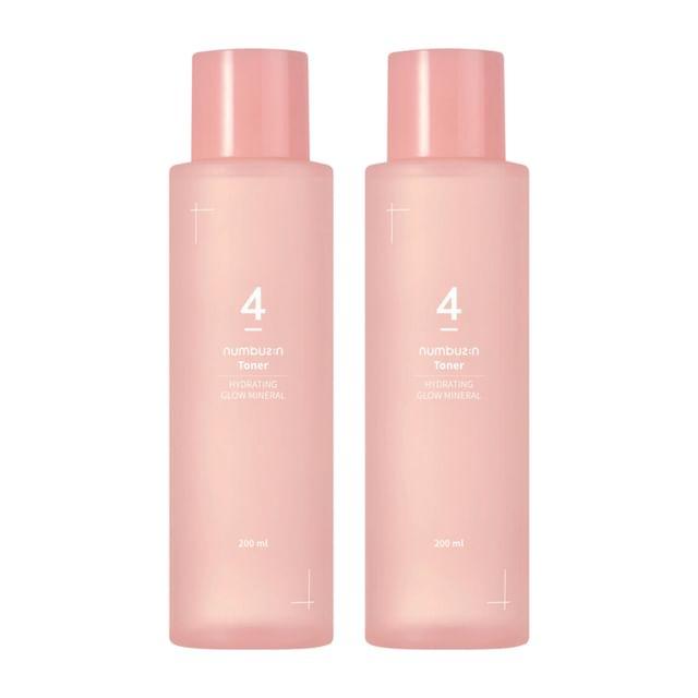 

numbuzin - No.4 Hydrating Glow Mineral Toner Bundle Set 2 pcs