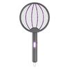 Foldable Bug Zapper Racket Rechargeable Electric Fly Swatter Safe Fly Killer and Mosquito Trap Lamp for Home Indoor Outdoor