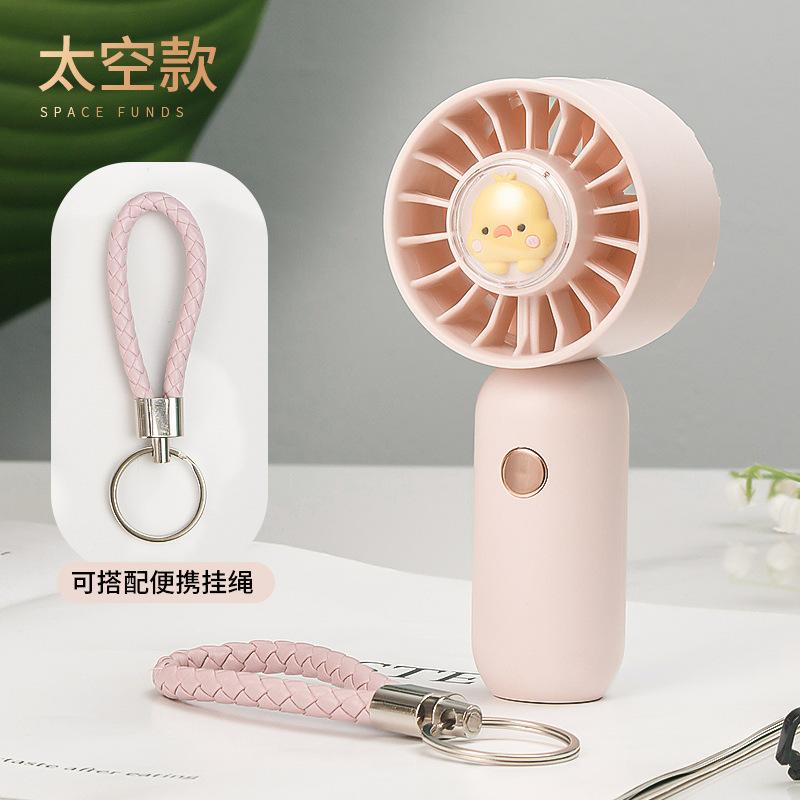 New handheld fan temu charging student strong wind turbine portable outdoor large air volume mini handheld small fan