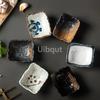 2 pcs set Japanese style ceramic special shaped small dishes snack dessert plate creative household tableware sauce snacks tray
