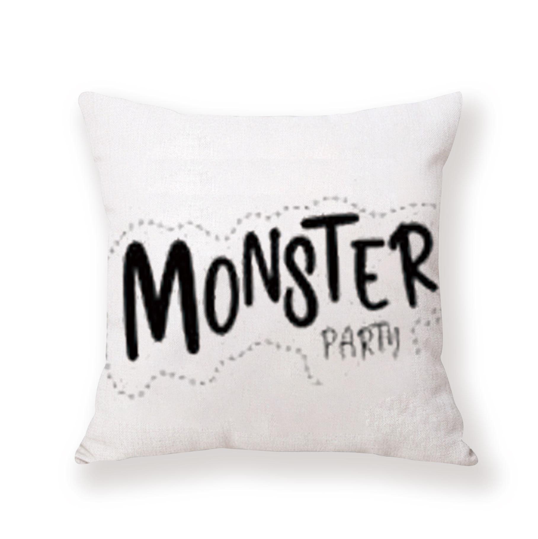 

Хэллоуин Счастливого Хэллоуина Дизайн Текст Наволочка Праздничные Принадлежности 45 * 45Cm pillow cover