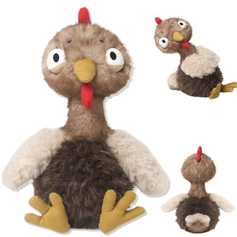 28cm Cartoon Cute Turkey Plush Toy Pillow Easter Turkey Chicken Stuffed Animal Home Decoration Gift For Children