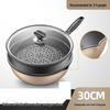 Yoshida Sho 30cm Honeycomb Iron Wok with Lid and Steamer