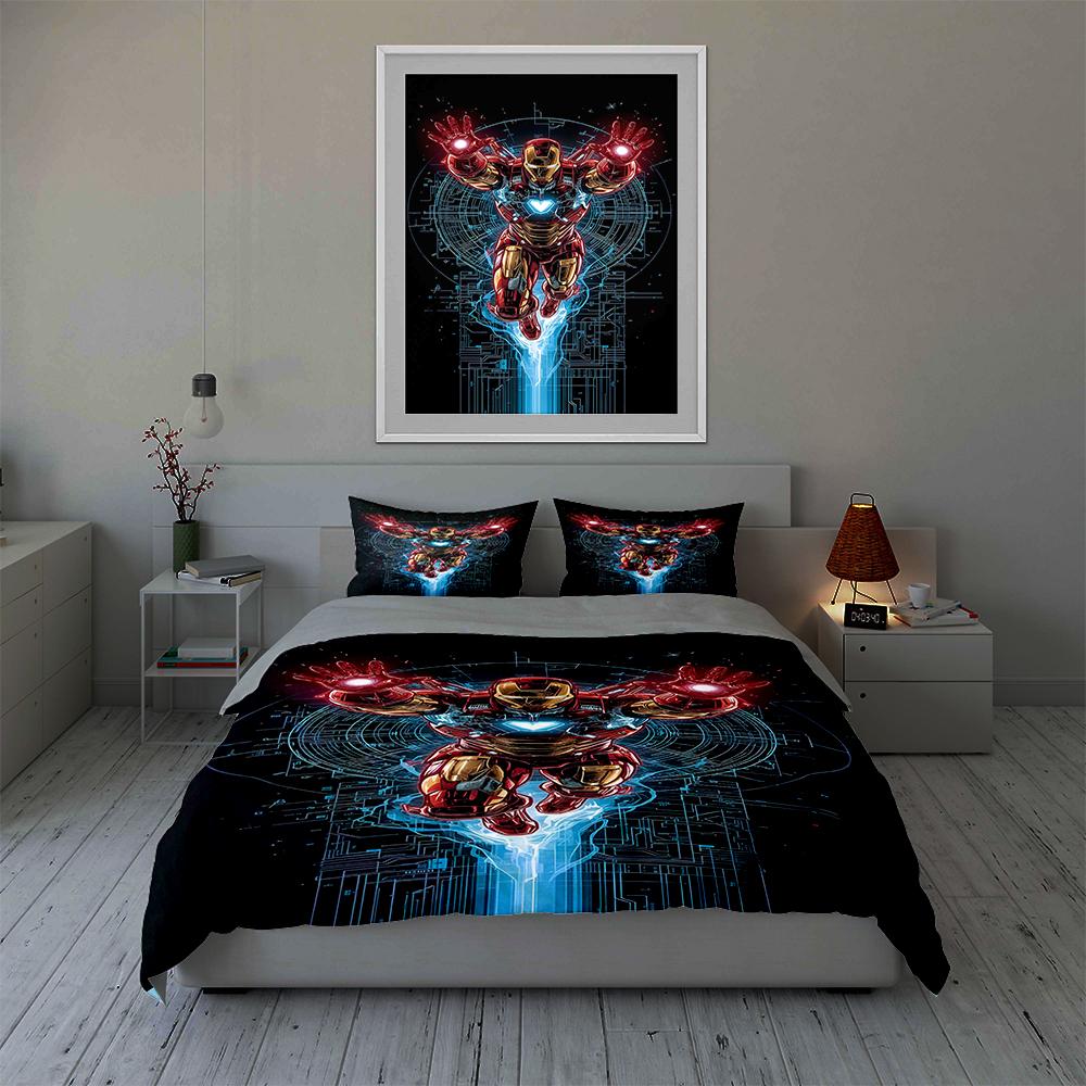 Heroic, Futuristic, Dynamic. Bedding Duvet Cover Sets Duvet Covers Pillowcases Gifts (1 * Duvet Cover 2 * Pillowcases, Without Duvet Insert)