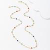 Elegant Handmade Beads Necklace Beads Jewelry Long Body Chain Metal Texture Multifuntional Neck Chain for Fashion Lovers