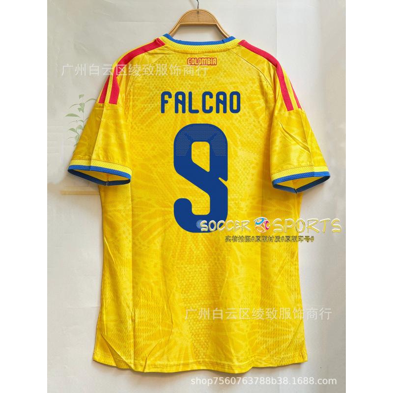 2026 Kolumbien Trikot Suarez Dias Hames Falcao Heim Spieler Edition Fußballtrikot