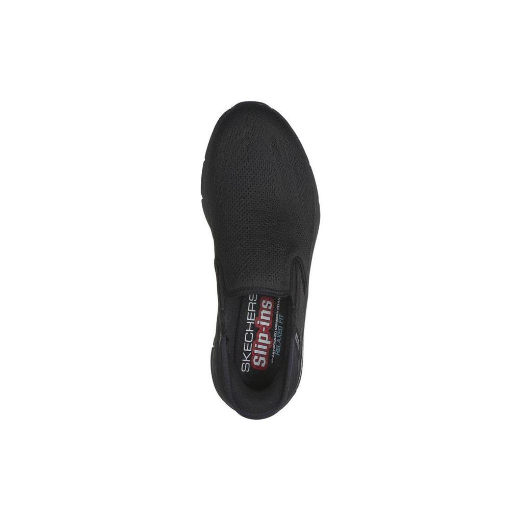 Skechers Slip-Ins Comfortable Simple Versatile Durable Lightweight Low-Top Casual Shoes Men Sneakers Black 232463-BLK