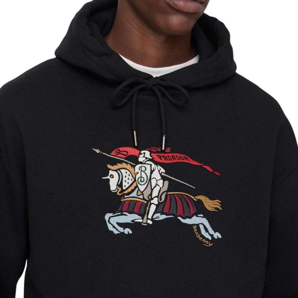 Burberry Equestrian Knight embroidered Hoodie 81151261
