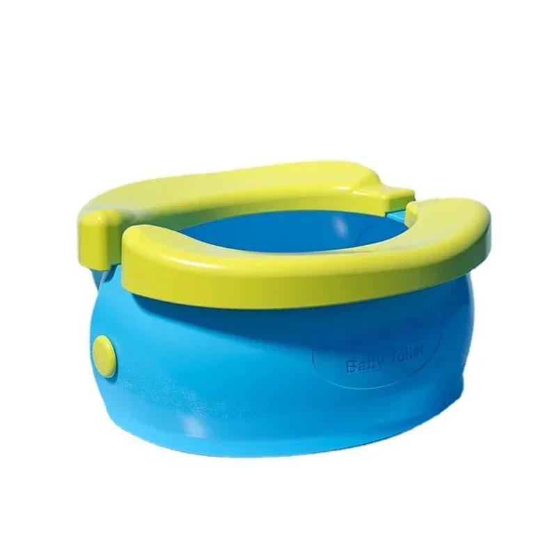Children's Foldable Potty Training Seat Easy To Clean Toilet Seat Boys and Girl Birthday Gift Portable Travel Baby Potty Camping