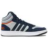 Adidas Neo Hoops 3.0 Comfortable Non-Slip Durable Mid-Top Skate Shoes Unisex Skate Shoes Dark-Blue HP6902