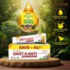 Patanjali Dant Kanti Natural Anticavity Toothpaste 500g Pack Herbal Oral Care Fresh Breath