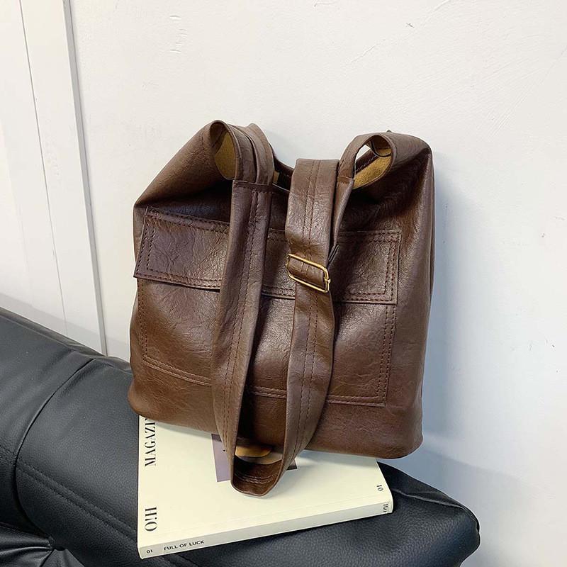 Fashionable Versatile Large Capacity Korean Style Tote Bag For Work And Casual Use