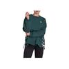 Adidas Alphabet Logo Print Lace-up Crewneck Sweatshirt Women Sweatshirt Green HK5056