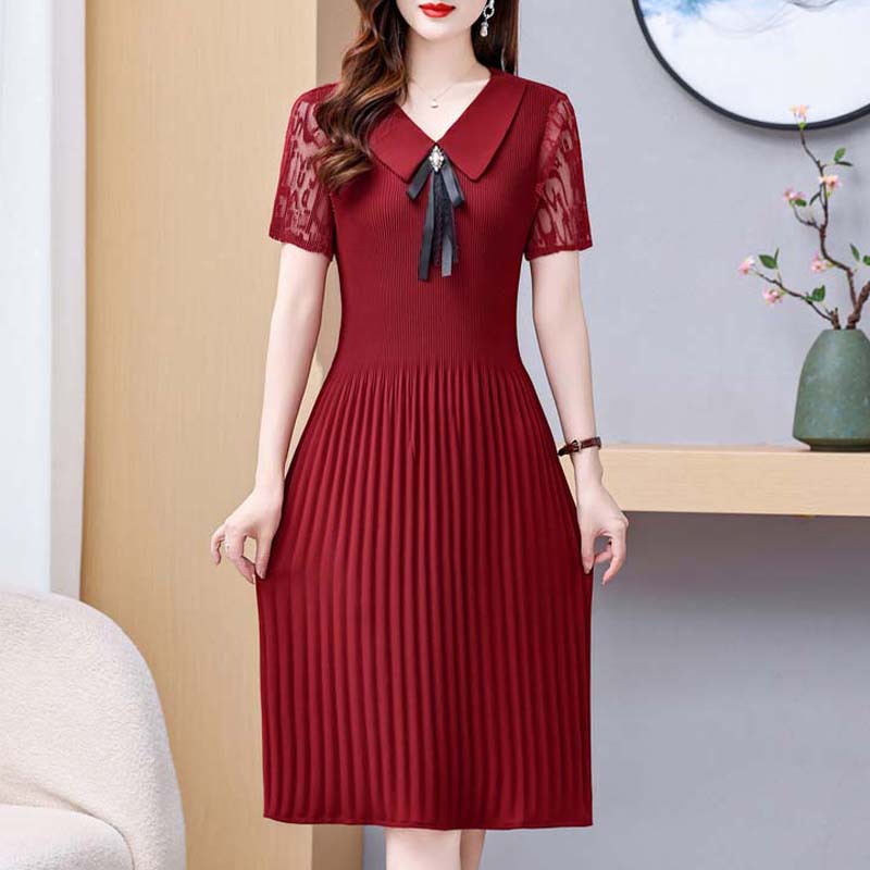 

Модные летние шифоновые платья больших размеров, элегантные тонкие длинные платья с короткими рукавами, женская винтажная летняя одежда 5XL