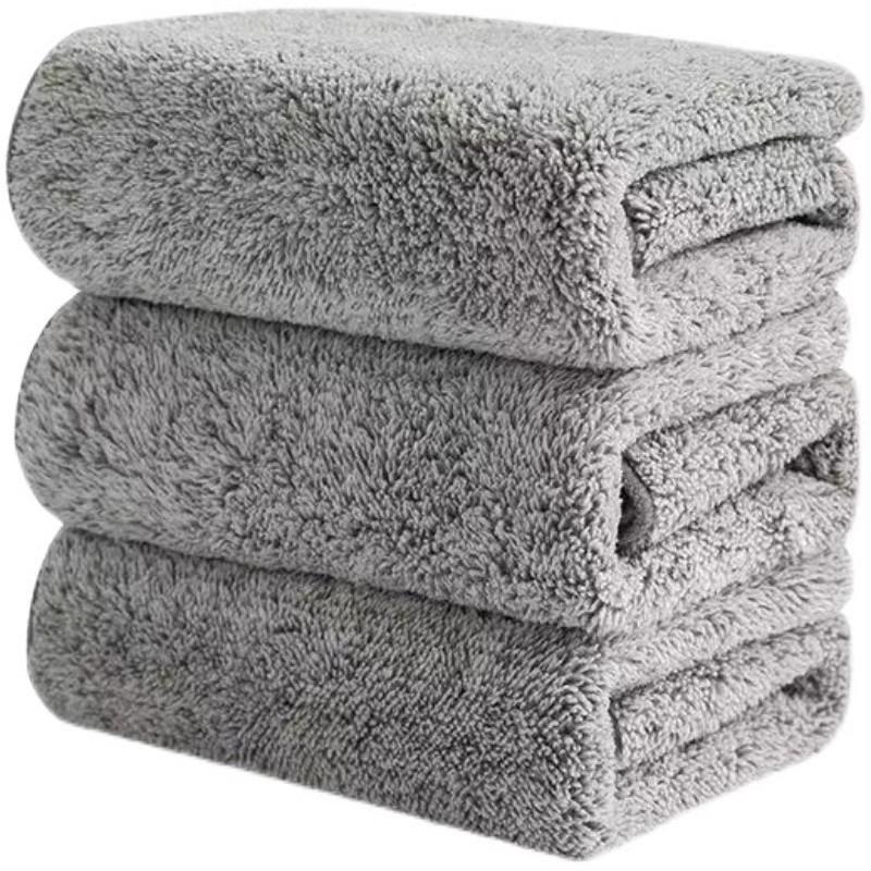 Thickened Bamboo Charcoal Fiber Kitchen Scouring Pads - Absorbent, Stain-Removing, Non-Oily Dishwashing Cloths