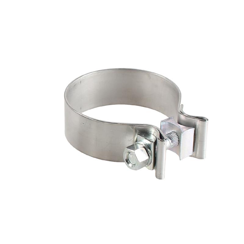 2"/2.5"/3"/4" Butt Joint Narrow Band Exhaust Clamp Stainless Steel Car Modified Muffler Band Clamp
