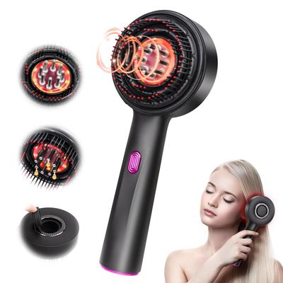 Electric Hair Brush, Promote Hair Growth, Hair Oil Applicator, Scalp Massager, Waterproof Hair Oil Dispenser