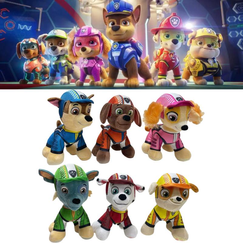 Patrol 6pcs Paw Dog Plush Toy Cartoon Stuffed Animal Doll Room Decor Kids Gift