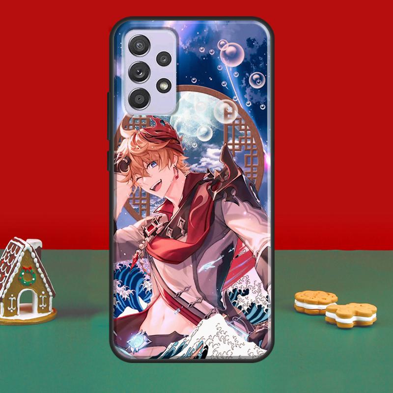 Tartaglia Genshin Impact Cover For Samsung A32 A12 A22 A52 A72 A21S A20e A03S A40 A50 A70 A31 A51 A71 A52S Case