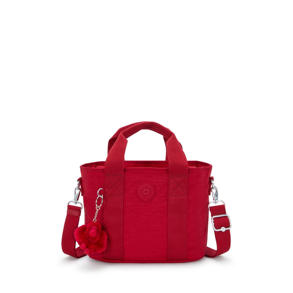 Kipling Minta Tote Bag Ruby Red