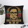 Ruth Bader Ginsburg Vintage Square Pillowcases Polyester Bed Car RBG Feminist Cushion Case Cool Decor Throw Pillow Case
