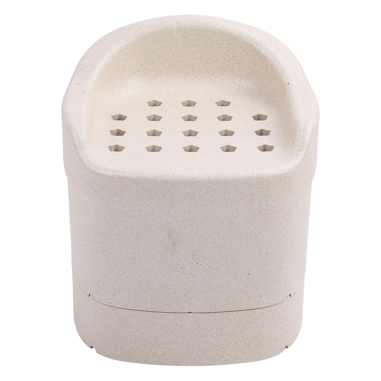 Sedia da Doccia con Schienale Fori di Drenaggio Antiscivolo EPP per Impieghi Gravosi Sgabello da Bagno per caffè