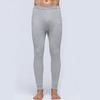 Yousheng Men Pants Elastic Waist Thermal Insulation Long Johns Solid Color Travel Work School Bottoming Trousers Pajamas Trousers