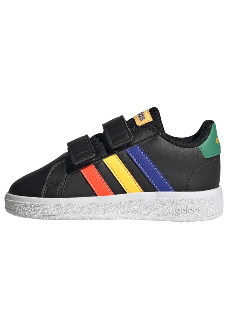 

Кроссовки Детские Grand Coat Lifestyle Velcro Мальчики Девочки LKK33 Core B см [Adidas] 12~16см BLK/Lucid 13.0