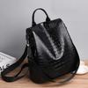 Women's Bag Anti-Theft Backpack Women's Autumn and Winter New Korean VersiPULeather Large Capacity School Bag Patter