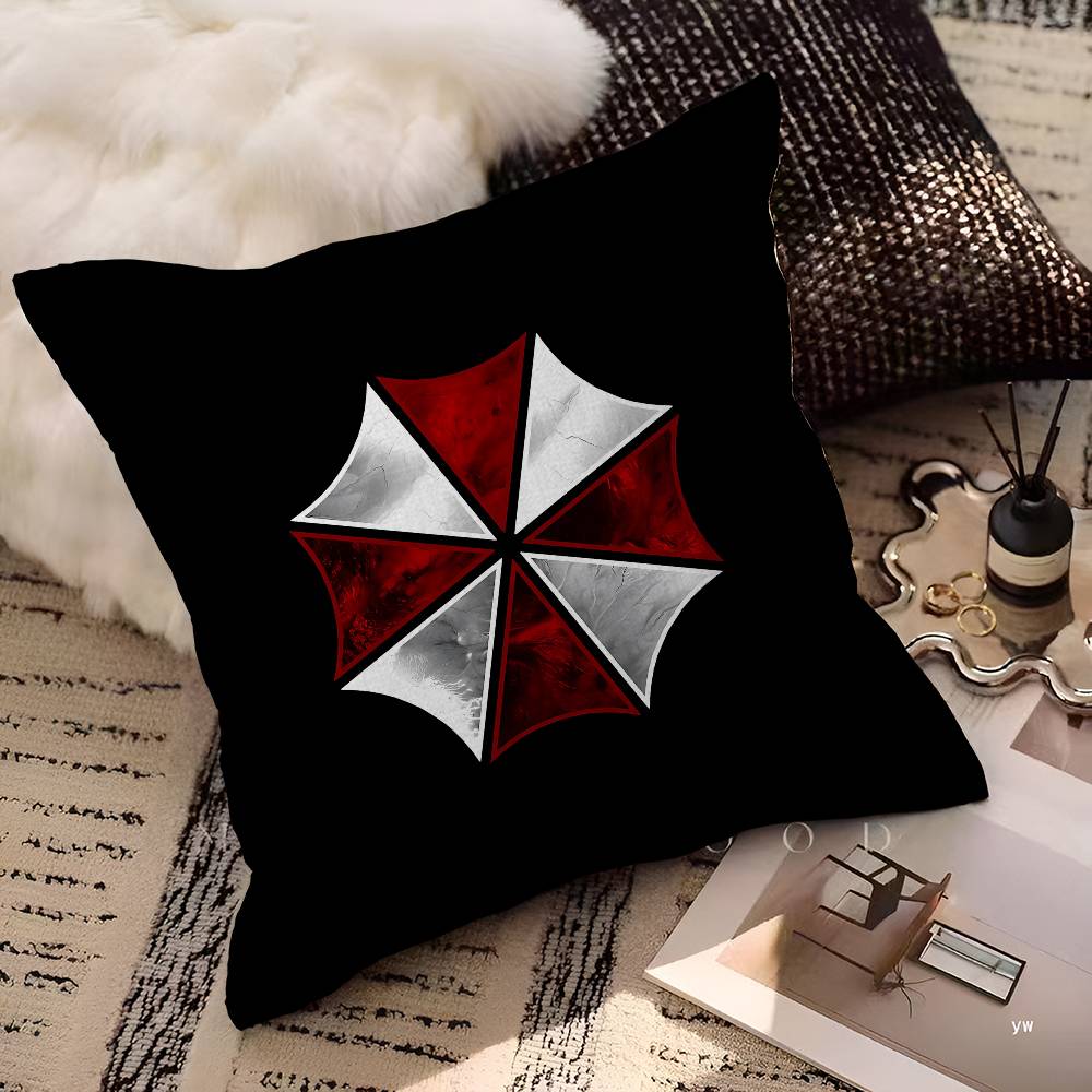 E-Evils GAME R-Resident 45*45cm Cushion Cover Pillow Cover Decor Pillowcase Home Pillowcase For Couch Pillow